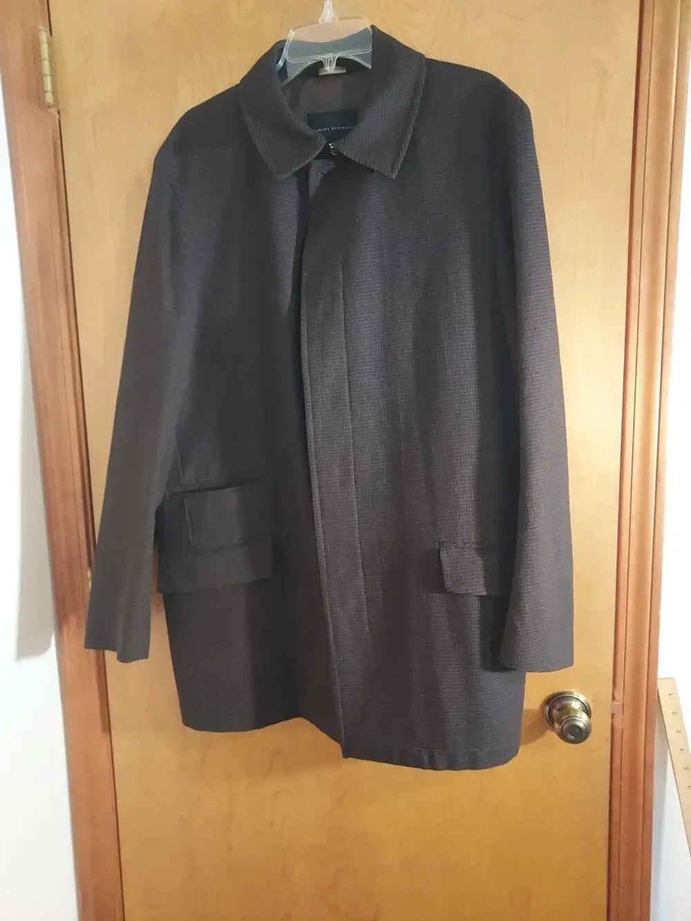 Banana Republic Over Suit Coat Size Large Men's Wool Blend Vintage Classic EUC